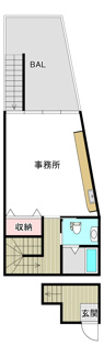 【間取り】 | 蛇田テナントビル