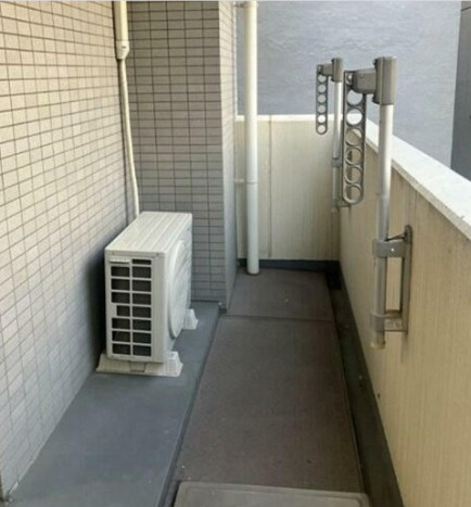 ビューネ渋谷桜丘　分譲　角部屋　オートロック　宅配OXのバルコニー