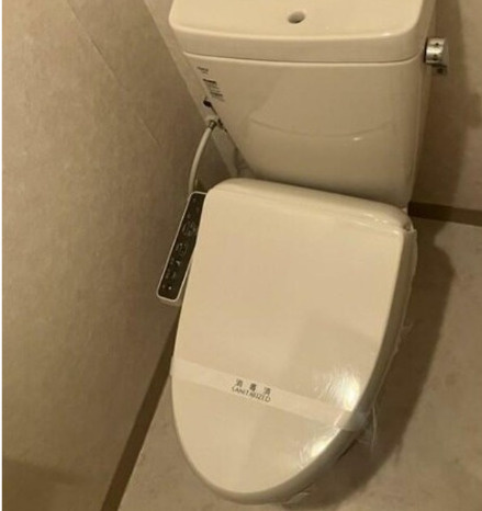 ビューネ渋谷桜丘　分譲　角部屋　オートロック　宅配OXのトイレ