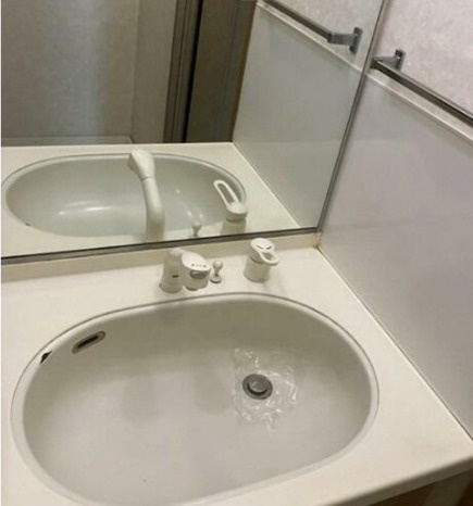 ビューネ渋谷桜丘　分譲　角部屋　オートロック　宅配OXの洗面所