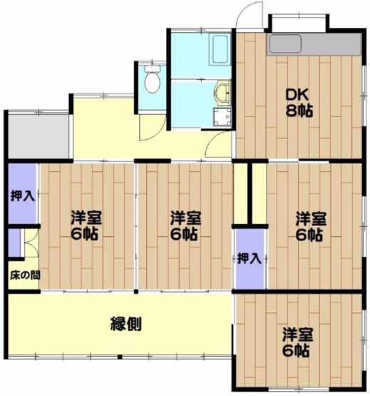 【間取り】 | 芦屋町正門町 売戸建 | 芦屋町白浜町 売戸建（400万円 利回13.50％ 再建築不可）とセット売りとなります。