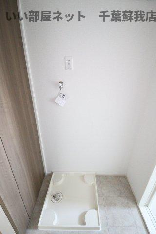 サンヒルズの洗面所|洗濯機置場