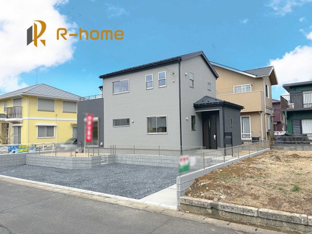 小美玉市清風台団地第6　新築戸建て　1号棟の外観|ご予約を頂ければ、『平日』はもちろん『早朝』や『夜間』もご見学可能です♪お気軽にお申し付けください♪
