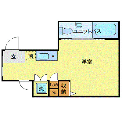 EAST RISE 由比ガ浜Bの間取り