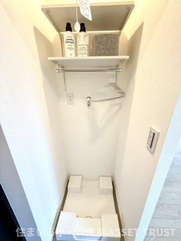 代々木スカイハイツのランドリースペース|洗濯機置き場です。