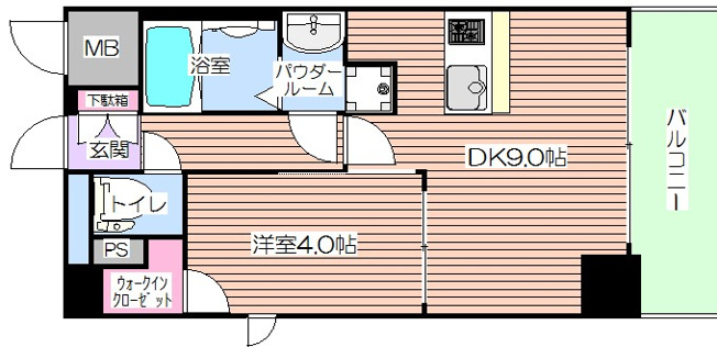 【間取り】 | プレサンス福島ニューゲート