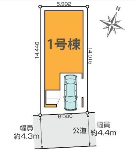 【区画図】 | 【仲介手数料４１０万円が無料！！】■経堂駅１１分■ルーフバルコニー■リビングは吹抜け