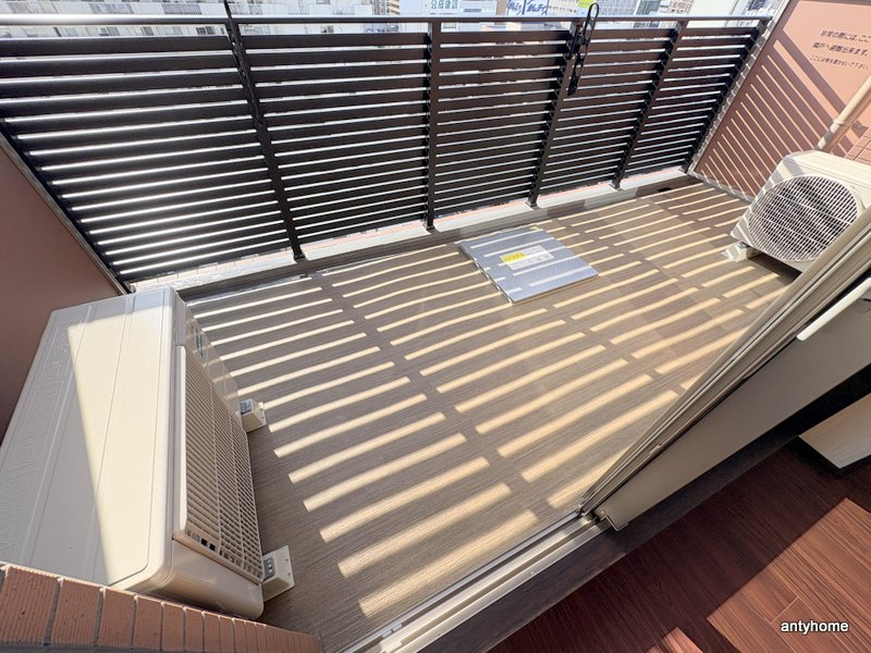 プレジオ梅田　仲介手数料無料のバルコニー