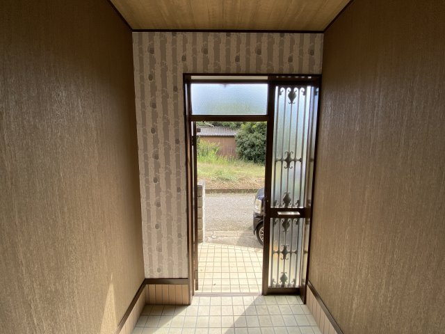 大谷流中古戸建の玄関