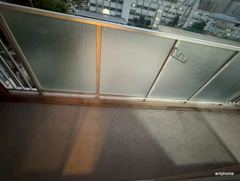 新大阪グランドハイツ1号棟　仲介手数料無料のバルコニー