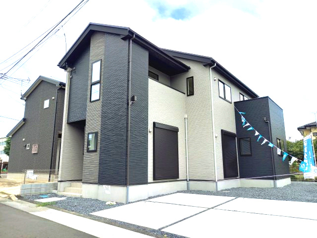 水戸市千波町8期の外観|おしゃれな外観です