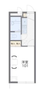 【間取り】 | レオパレスいずみ