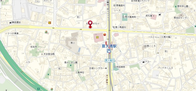ルミエール扇の地図|★案内図★
