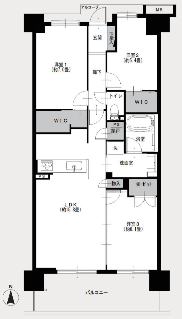 シーズンプレイスB棟【仲介手数料無料】ペット可♪