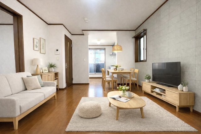 板橋区四葉2丁目　旧分譲地内　内外装リフォーム　中古戸建