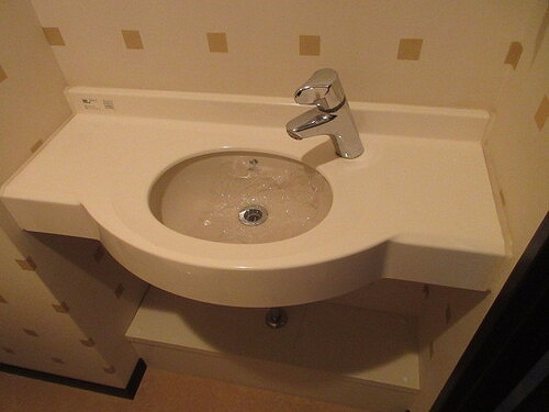 サンクタス南千里の設備|トイレ手洗い　※前回募集時／２０２３年６月の写真