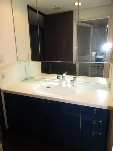 サンクタス南千里の洗面所|洗面化粧台　※前回募集時／２０２３年６月の写真