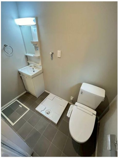 【設備】 | ChumHaneda | 洗濯機置き場です