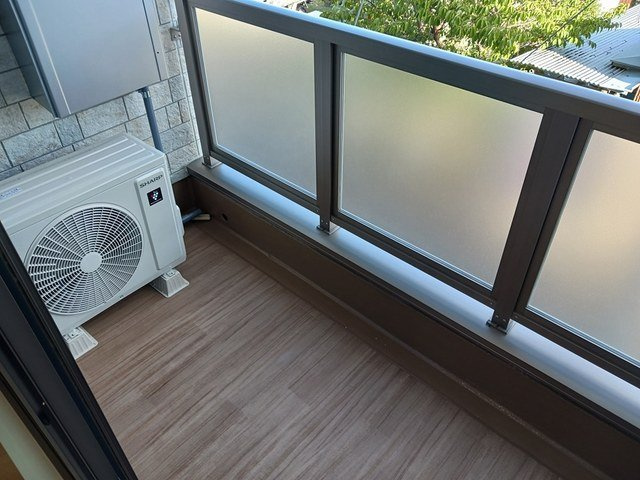 エスポアール上山手のバルコニー