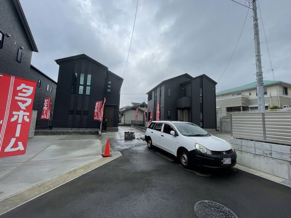 秦野市水神町戸建て　3号棟の前面道路含む現地写真|前面道路含む現地写真です