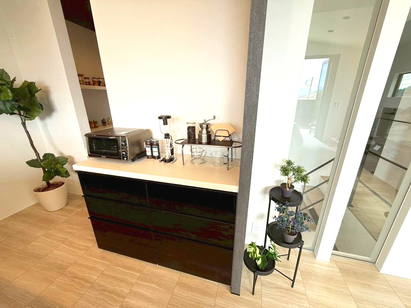 ラフシアNAGANUKIⅡ　新築モデルの設備|カップボード