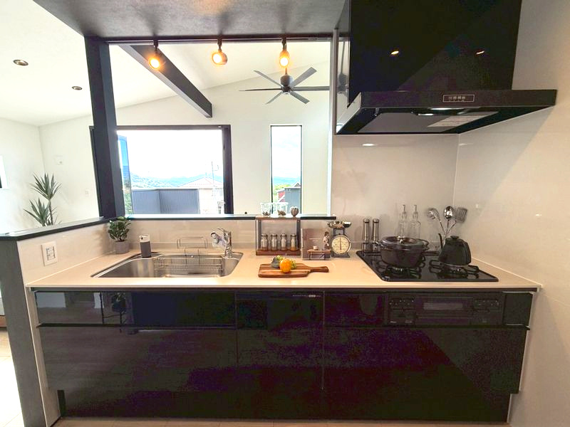 ラフシアNAGANUKIⅡ　新築モデルのキッチン|お料理しやすいキッチンです