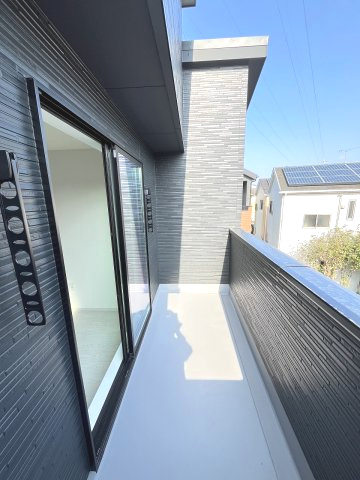 【バルコニー】 | 福岡市東区奈多2丁目5期　3号棟（全5棟）【仲介手数料無料・0円】 | 現地写真。