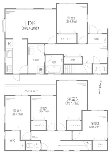 【間取り】 | 綾瀬市綾西四丁目戸建