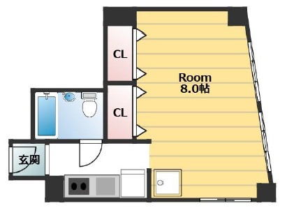 マンション桂の間取り