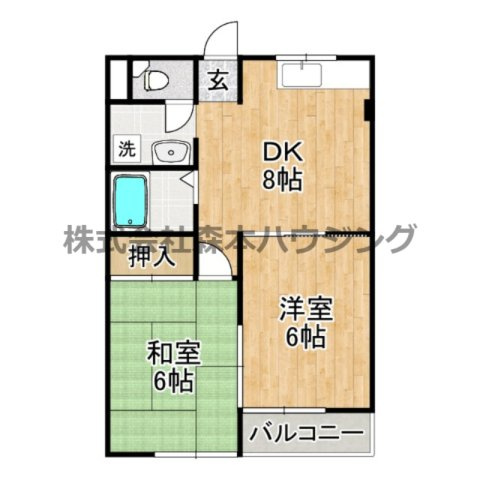 【間取り】 | 　交野ロイヤルコート