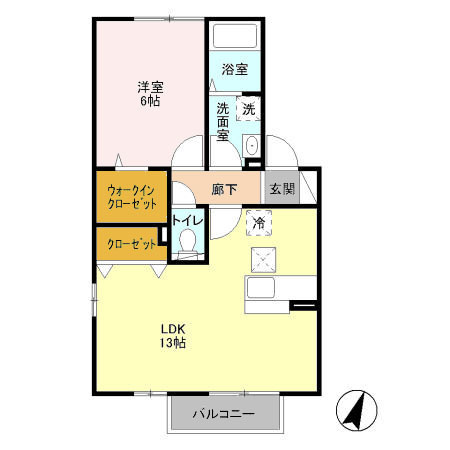 ボナール Ｂの間取り