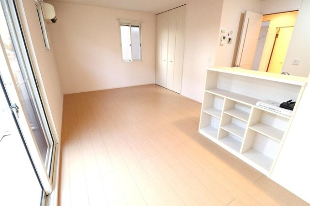 ボナール Ｂの居間・リビング|リビング（エアコン付き）