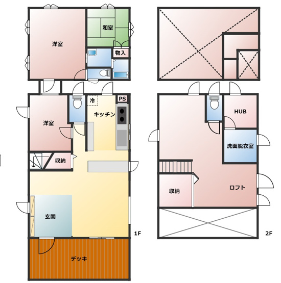 【間取り】 | 木戸中古戸建