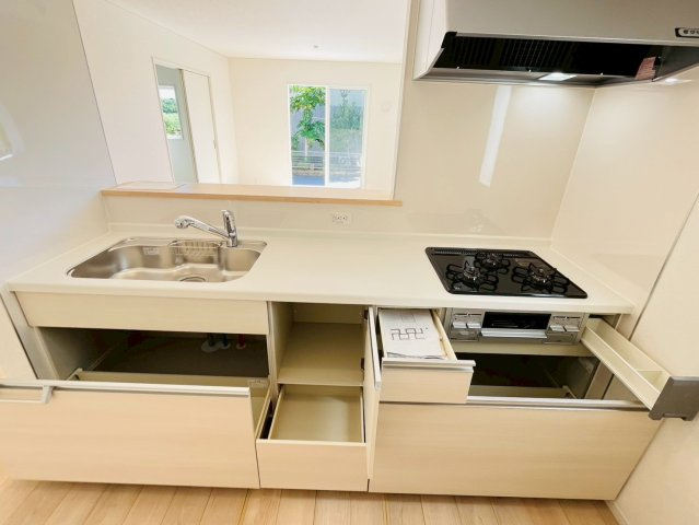 ♥♥糸満市大度第1-5号棟のキッチン|使いやすいキッチンです