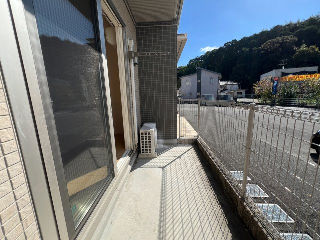 サンハイム青葉 C棟のバルコニー