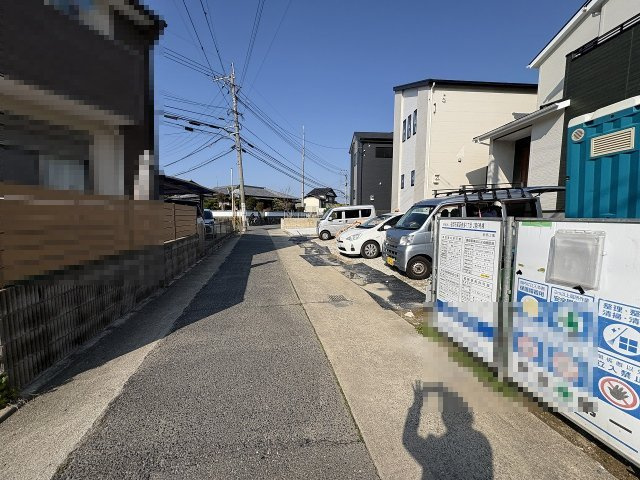 【その他】 | 福岡市東区奈多1丁目2期　5号棟（全6棟）【仲介手数料無料・0円】 | 現地写真。前面道路です。