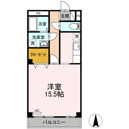 ブルージュ･ＴＡＫＡＳＯＮＥの間取り