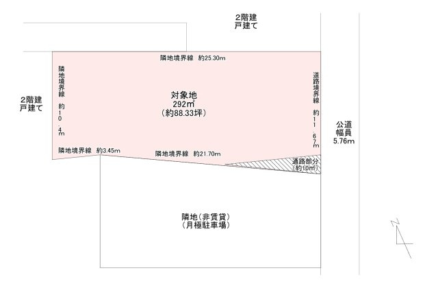 蕨市中央6丁目貸地の間取り