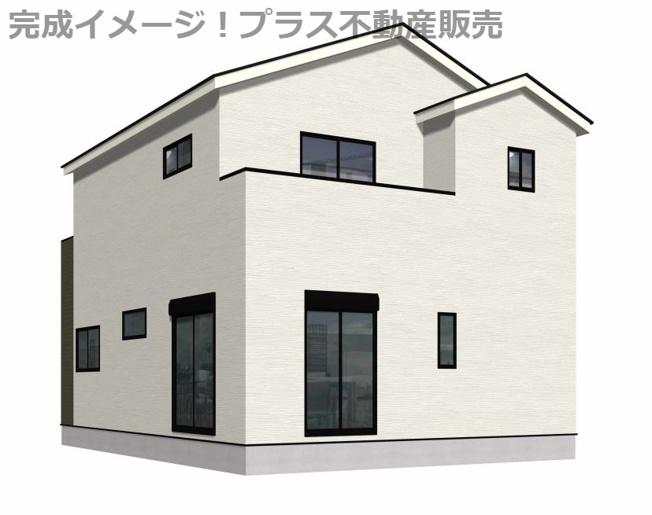 【外観】 | 福岡市東区奈多1丁目2期　6号棟（全6棟）【仲介手数料無料・0円】 | 完成イメージの外観パースです。