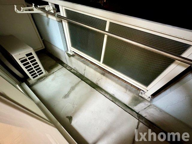 シャンブル南春日丘のバルコニー