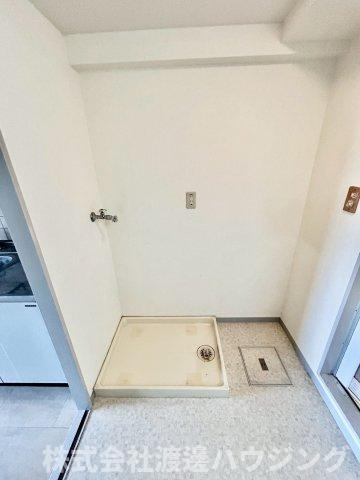 サンシャイン江坂の設備|室内洗濯パン