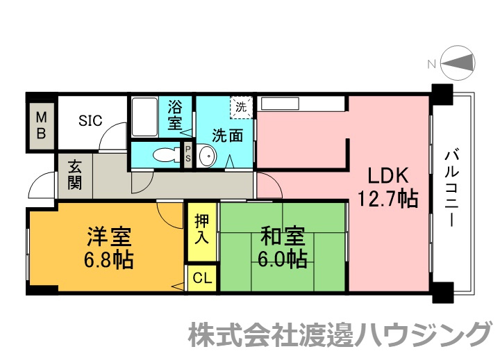 サンシャイン江坂の間取り
