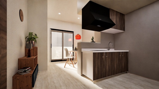 ＲＥＧＡＬＥＳＴ下伊福本町Ⅳの居間・リビング