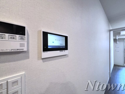 【セキュリティ】 | プレサンス名駅南ブリエ | モニター付きインターホンです