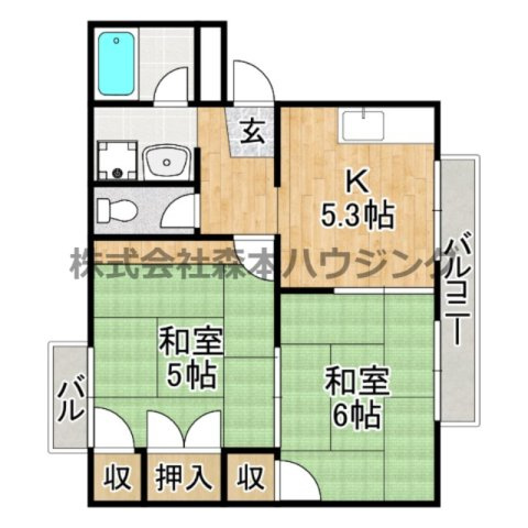 【間取り】 | 　フラット・タームー