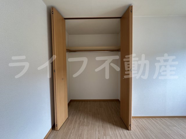 メゾンニュー池島 Aの収納|こまごまとしたものを収納できそうですね