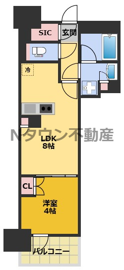 【間取り】 | プレサンス名駅南ブリエ | 間取りです。