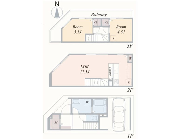 【間取り】 | 山科区音羽前出町　新築戸建