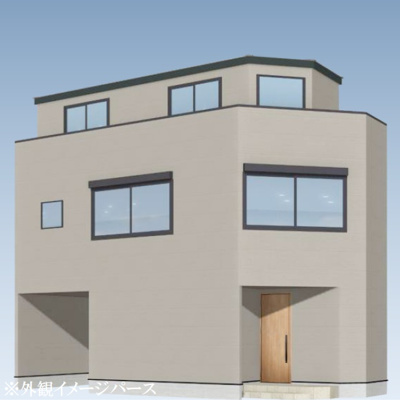 【外観パース】 | 山科区音羽前出町　新築戸建