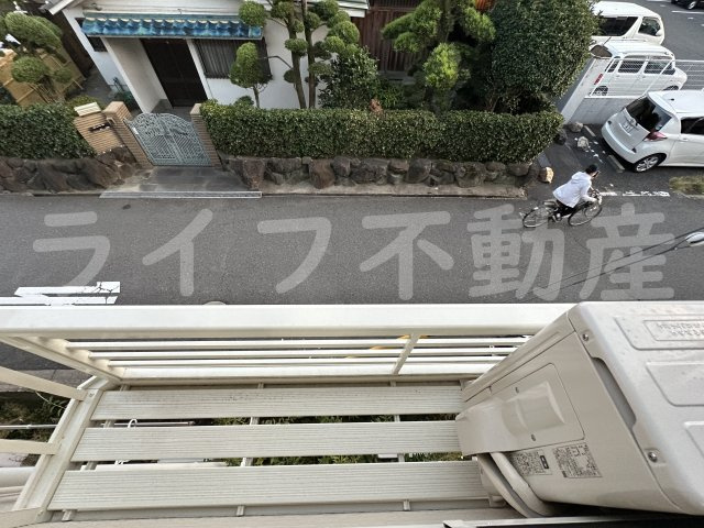 フルール五百石のバルコニー